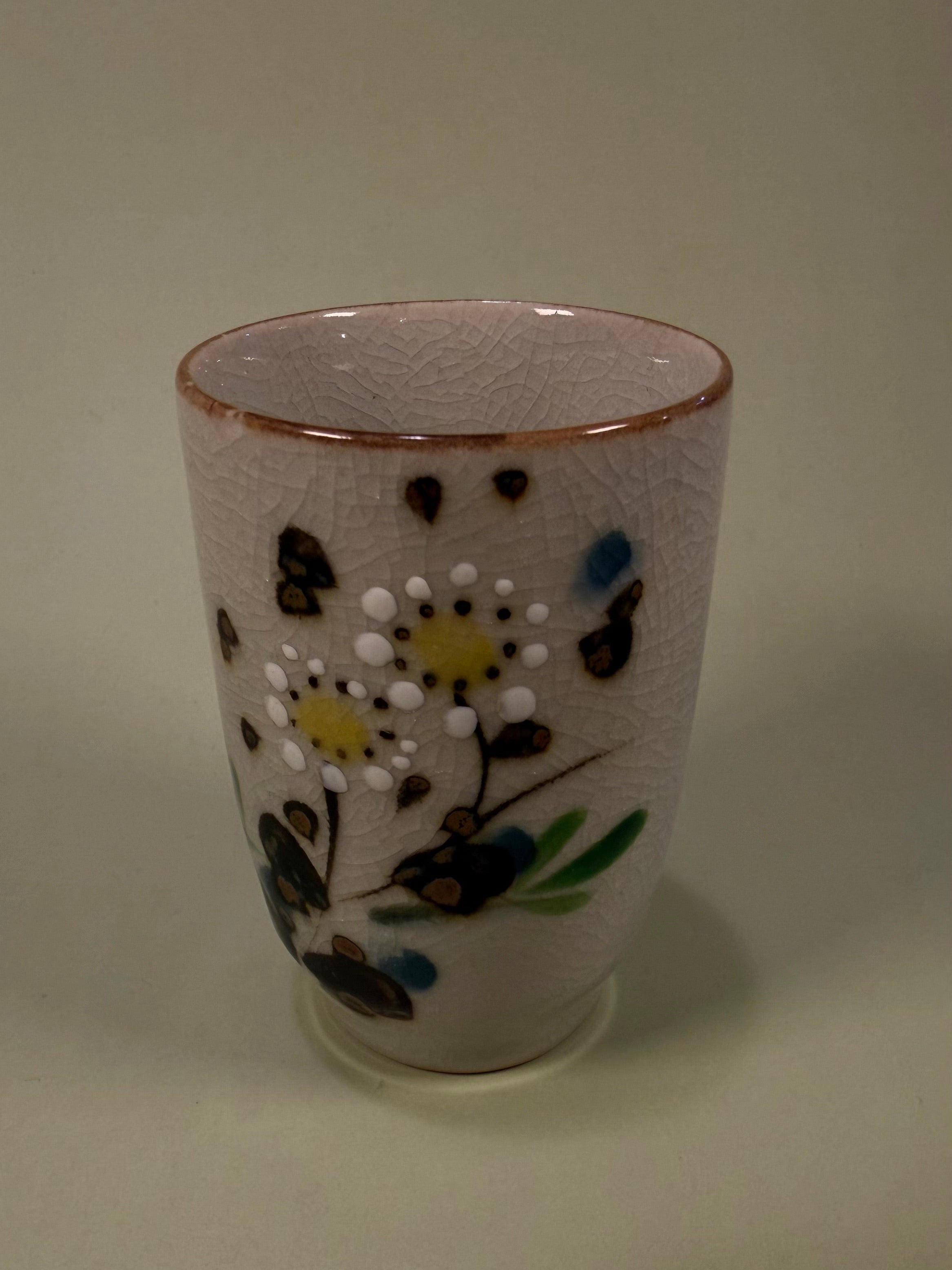 [Vintage] Floral tea cup pair