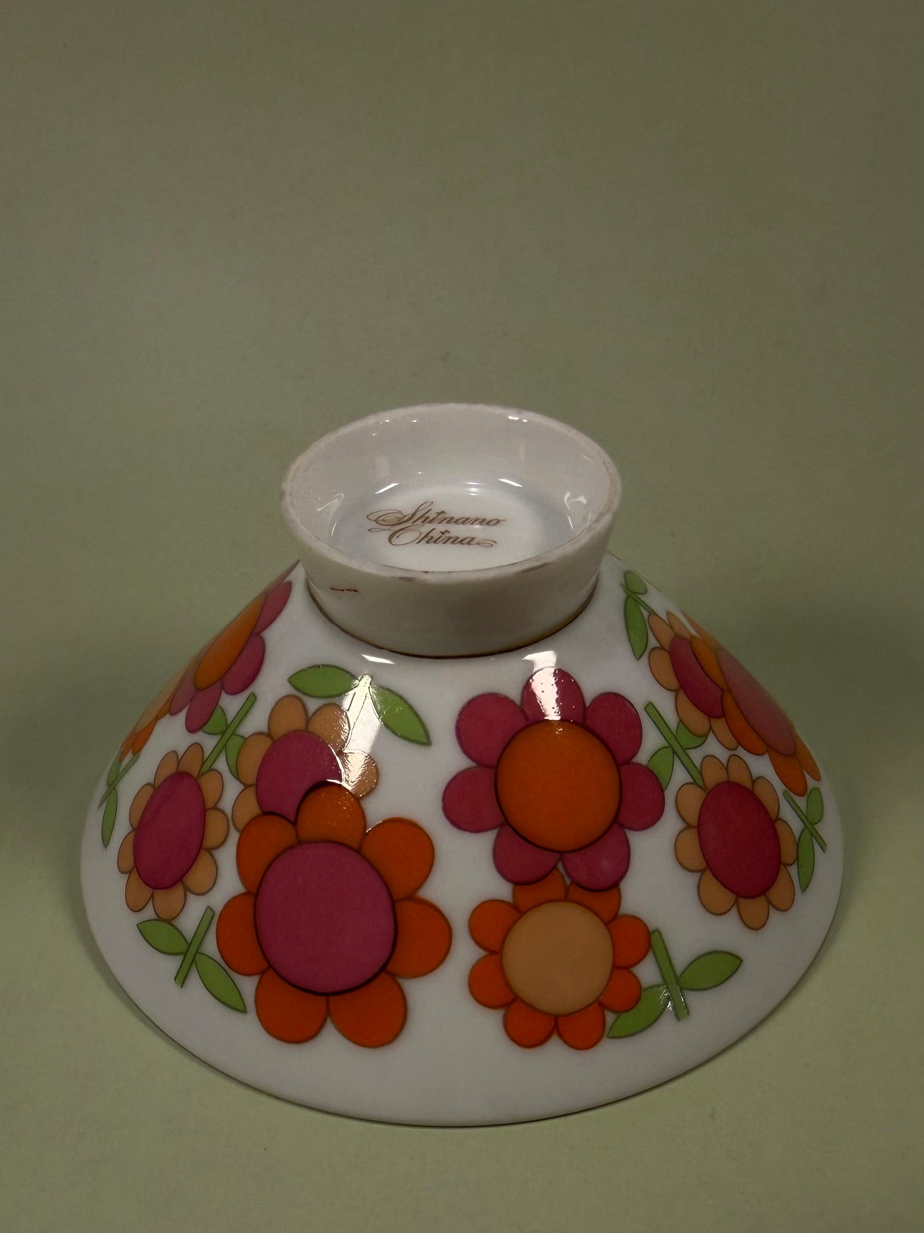 [Vintage] Small retro floral bowl