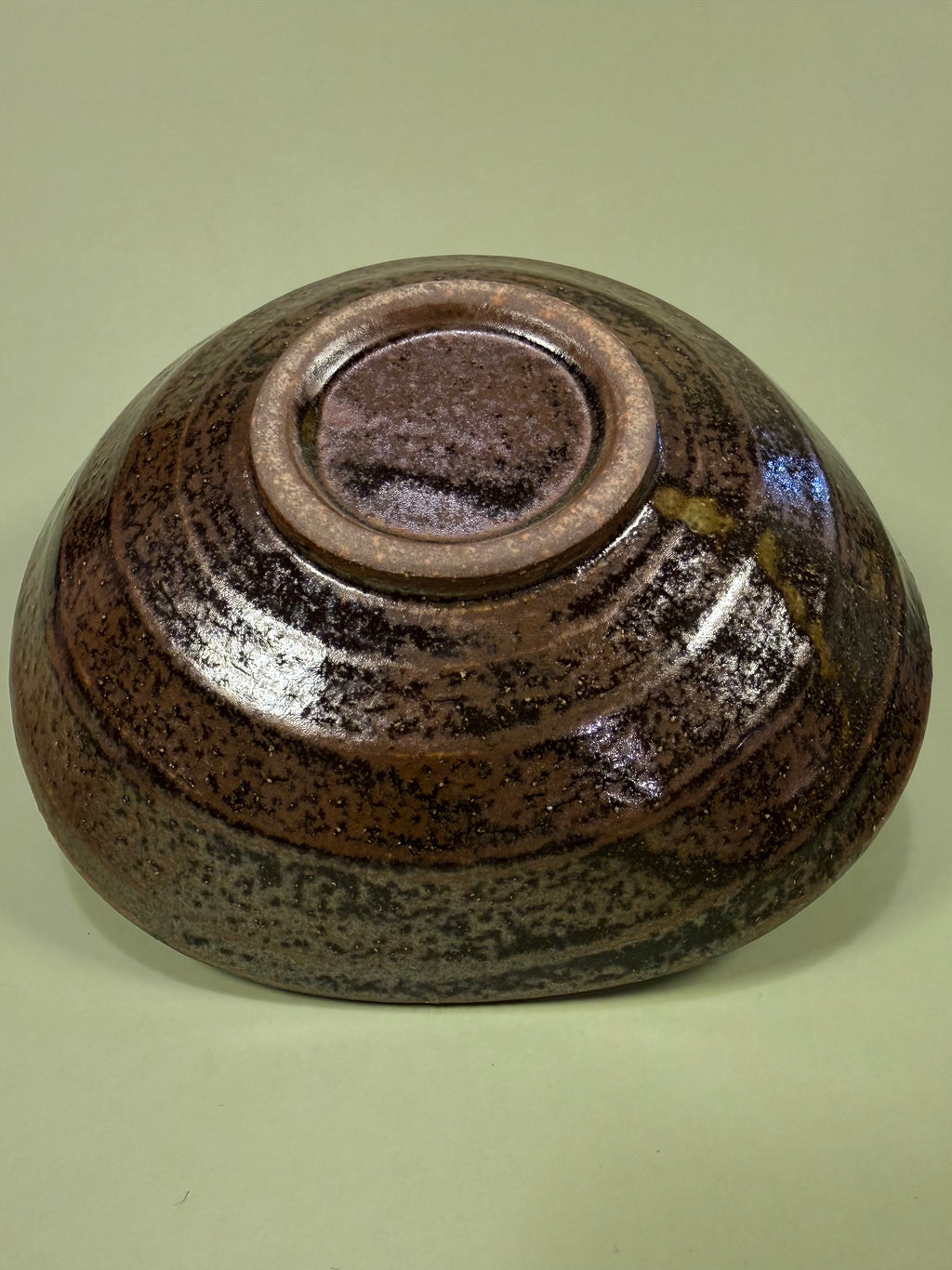 Irregular glazed bowl