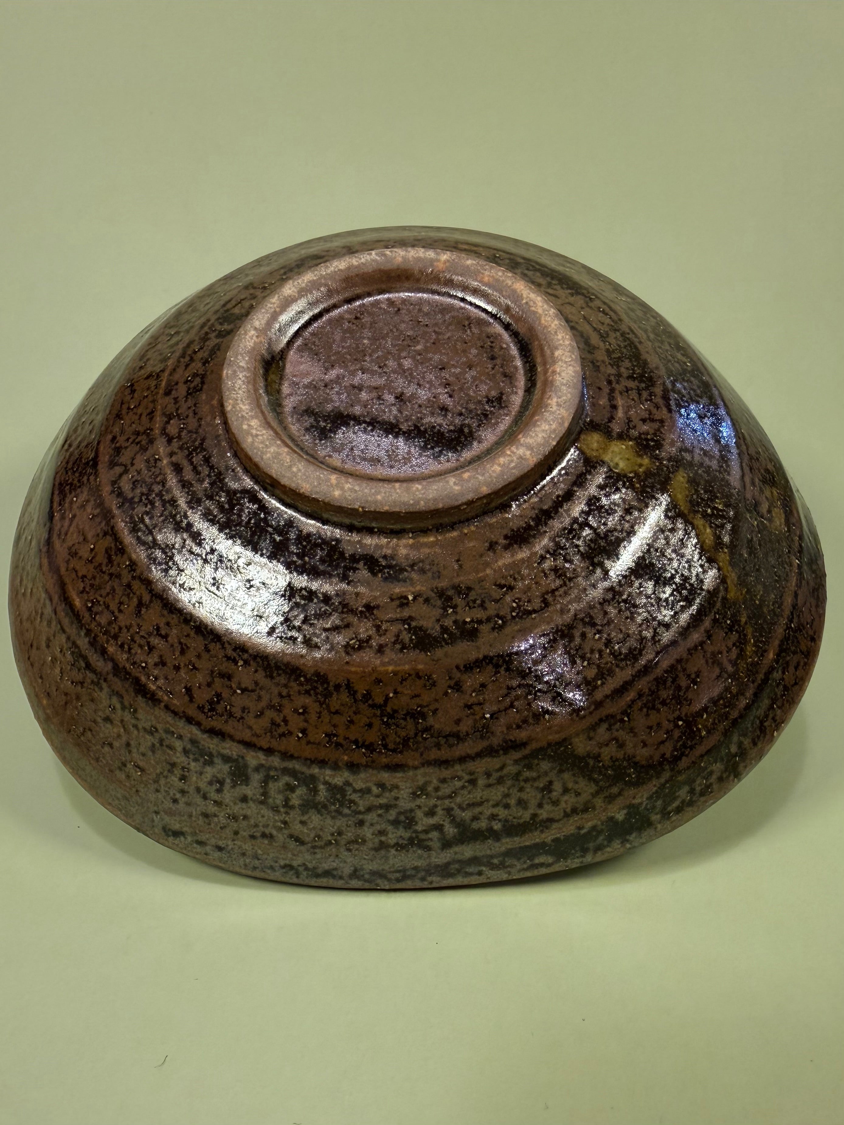 Irregular glazed bowl